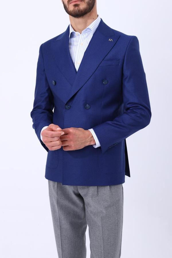 Erkek Kruvaze Ceket-KAV5217W - Image 1