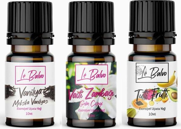 Le Balvo Vanilya,vadi Zambağı,tutti Frutti Doğal Uçucu Saf Buhurdanlık Esans Oda Kokusu Esans Buhur Yağı 10ml - Image 1