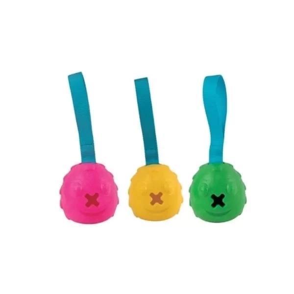 Eastland İpli Ödül Hazneli Plastik Köpek Çiğneme Oyuncağı 23 Cm Renkli - Image 1