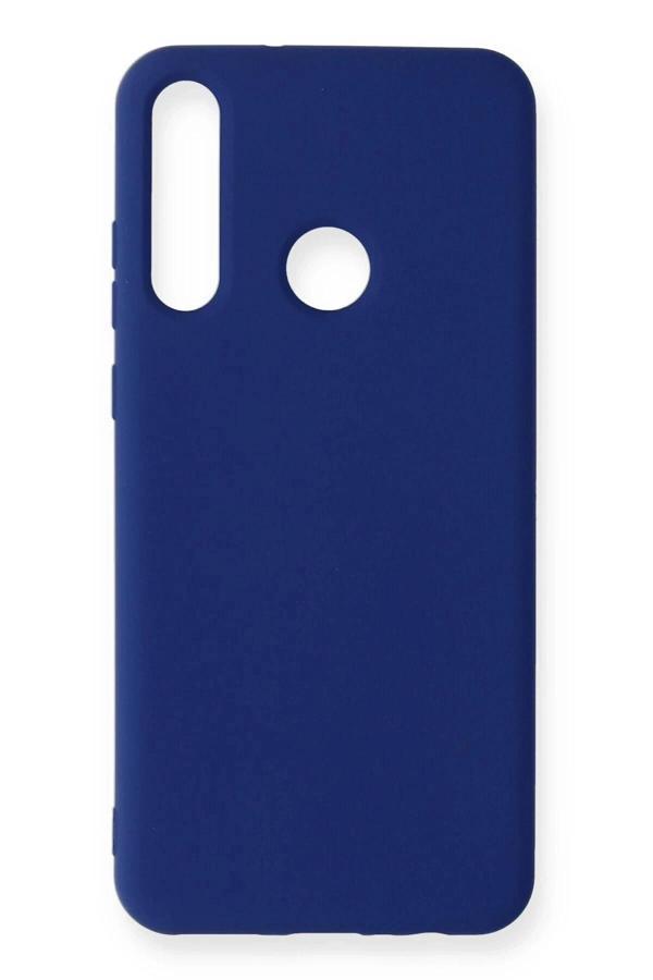 Huawei Y6P Kılıf Nano içi Kadife Silikon - Lacivert-(5796) - Image 1