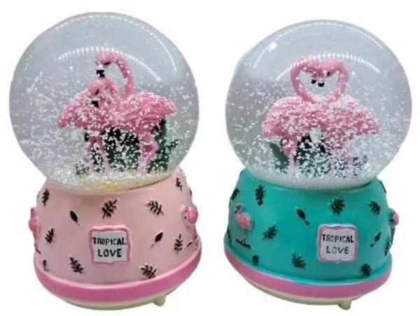 Flamingo Kar Küresi Büyük Boy - Image 1