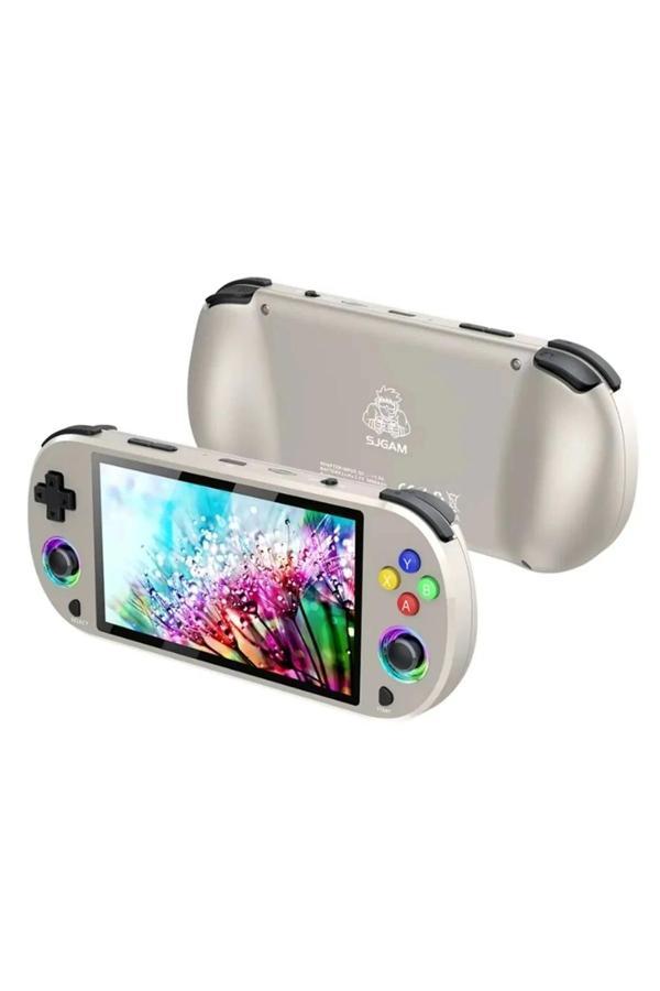 M22 Pro Retro Oyun Konsolu 5.0 ’’ıps Ekran Dahili 20000+ Oyun Emülatörleri Rgb Led Joystick - Image 1