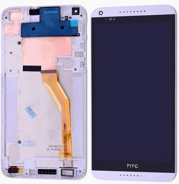 Htc Desire 816 Lcd Ekran Çıtalı Beyaz Dokunmatik Cep Telefonu Ekranı Beyaz - Image 1