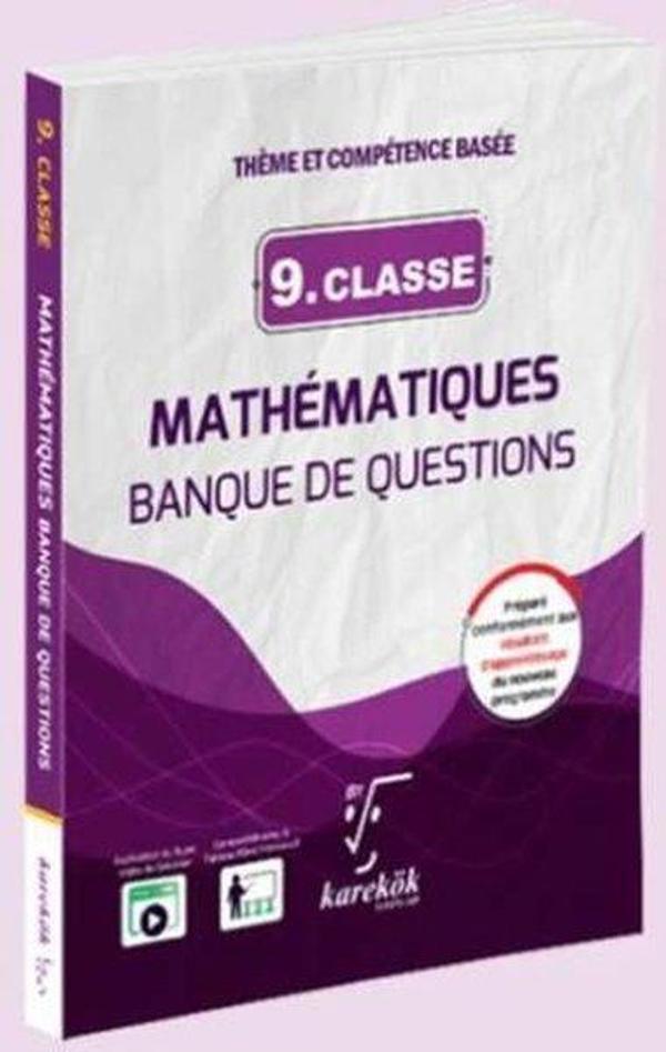 9 Classe Mathematiques Banque De Questıons - Karekök Eğitim Yayınları - Image 1