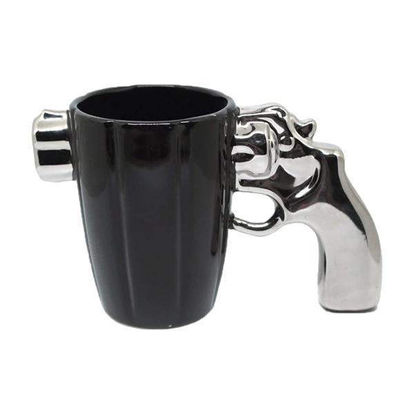 Metalik Silah Tasarımlı Kupa Bardak - Image 1