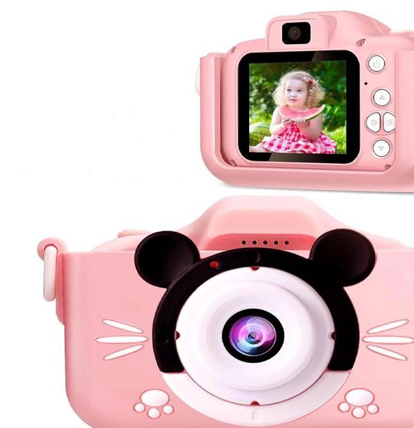 Çocuk Dijital Fotoğraf Makinası 20 Mp Video Kaydedici 2.0 İnç Çift Kameralı - Image 1