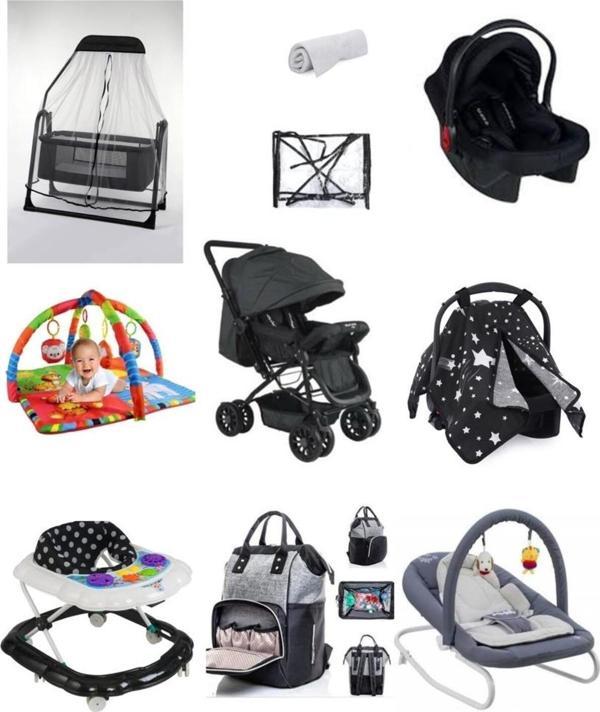 Let'S Go Baby Bebek Çeyiz Seti 10Parça Çift Yön Bebek Arabası Beşik Ana Kucağı Yürüteç Puset Oyun Halısı - Image 1