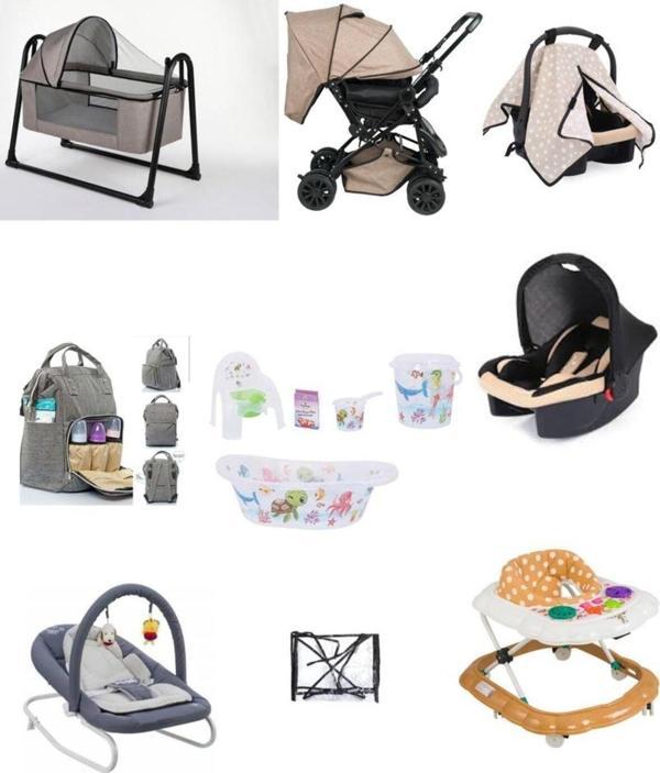 Let'S Go Baby Bebek Seti 13 Parça Çift Yön Bebek Arabası Beşik Ana Kucağı Yürüteç Küvet Takımı Puset - Image 1