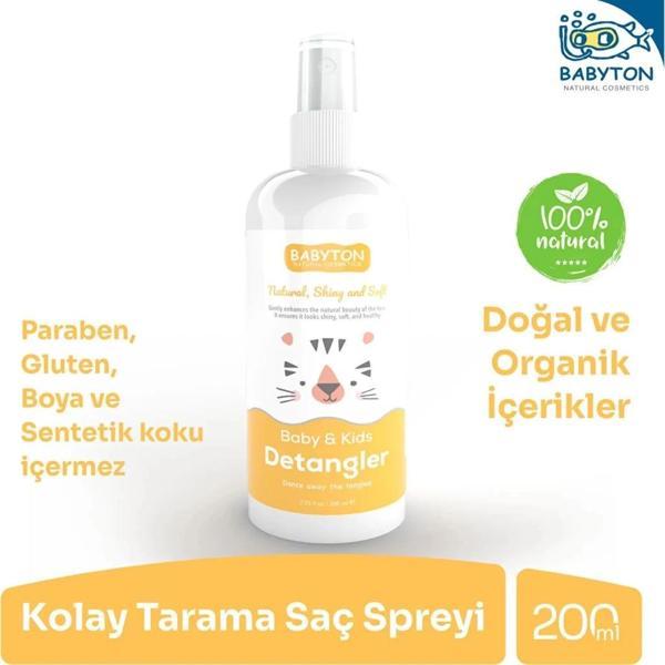 BFS   Babyton Bebek ve Çocuklar İçin Kolay Tarama Saç Spreyi 200 ml - Image 1