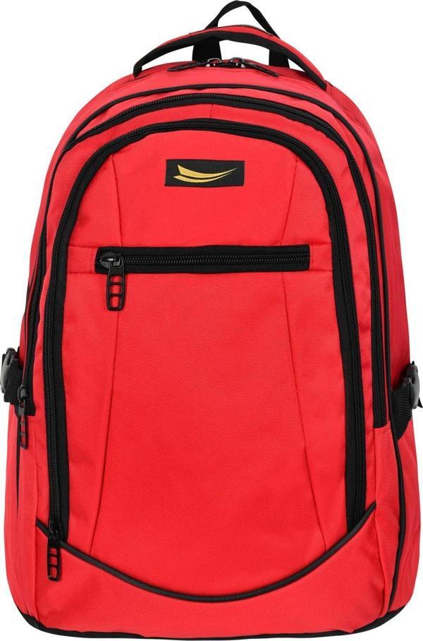 XMARKETTR Çok Amaçlı Laptop Dizüstü Bilgisayar Bölmeli Sırt Çanta Kırmızı - Image 1