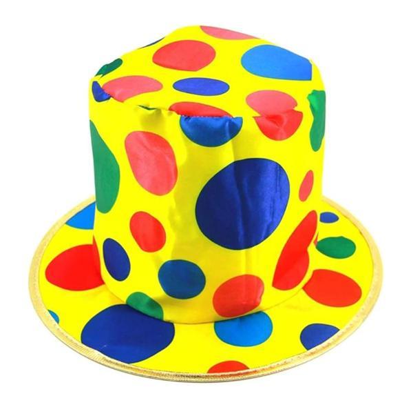 Palyaço Şapkası Rengarenk Puantiyeli 19 Cm - Image 1