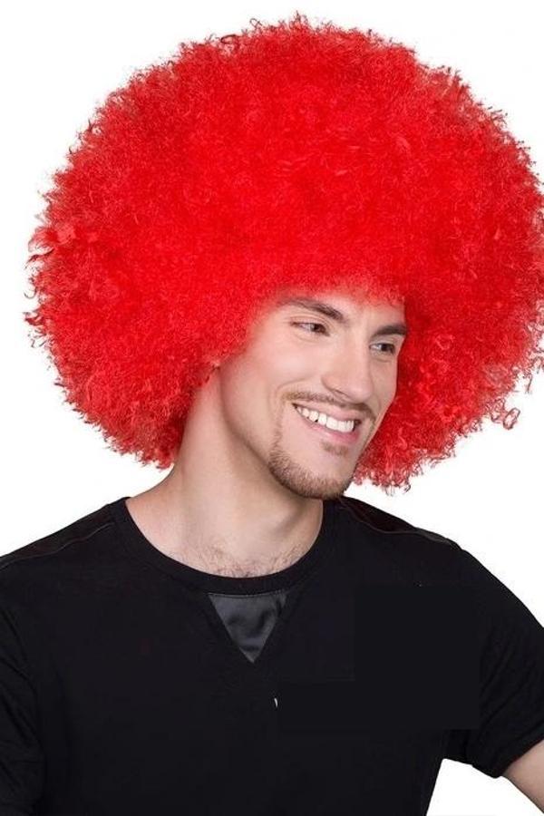 Kabarık Bonus Peruk Saç - Kırmızı - Image 1