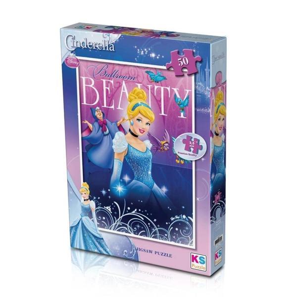 BFS Nessiworld CRL709 KS, Cinderella  50 Parça Çocuk Puzzle - Image 1