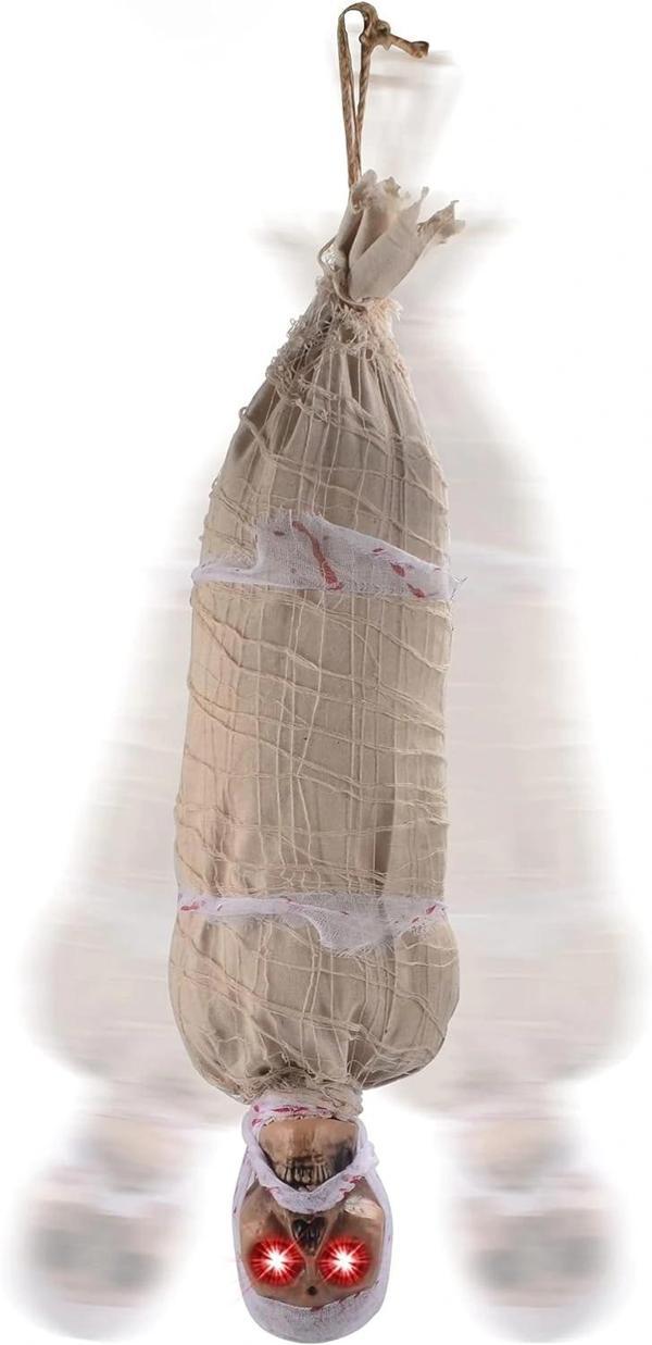 Halloween Sensörlü Işıklı Hareketli Mumya 25x75 Cm - Image 1