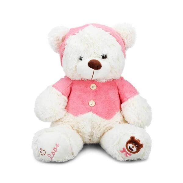 BFS 1014 Puffy Friends T Shirtlü Sevimli Peluş Ayı 43 cm - Image 1
