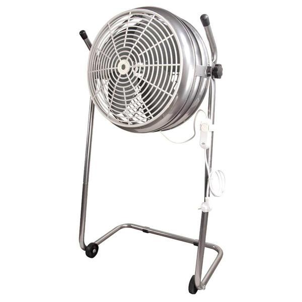 Ayas DEVEKUŞU Retro Tekerlekli Sanayi Tipi Vantilatör - Gri - Image 1