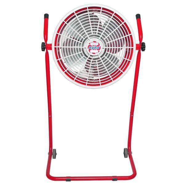 Ayas DEVEKUŞU Retro Tekerlekli Sanayi Tipi Vantilatör - Kırmızı - Image 1