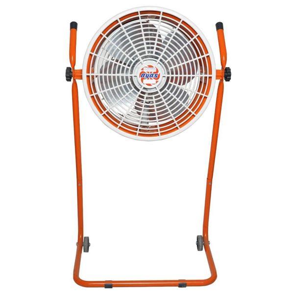 Ayas DEVEKUŞU Retro Tekerlekli Sanayi Tipi Vantilatör - Turuncu - Image 1