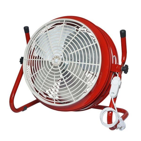 Ayas AKREP Retro Yer Tipi Sanayi Vantilatörü - Kırmızı - Image 1