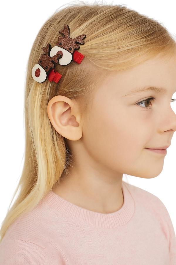 Yeniyıl Yılbaşı Temalı Toka - 2li - Image 1