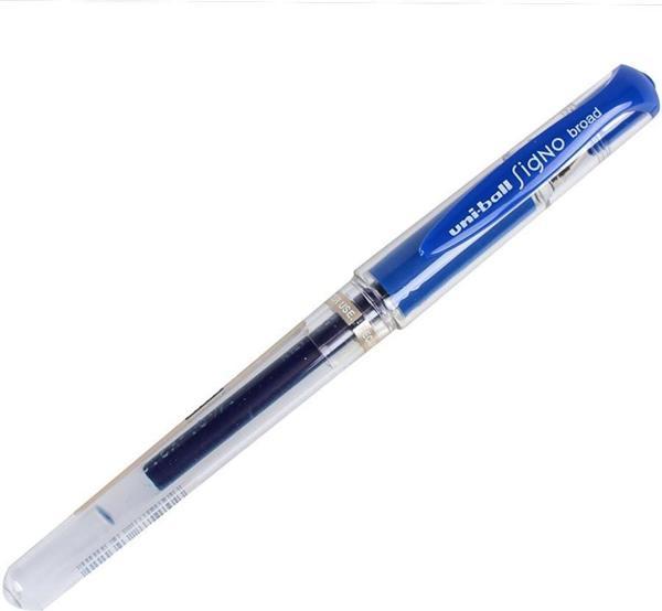 Uni-Ball Um-153 Signo Broad İmza Kalemi Mavi 3'lü Paket - Image 1