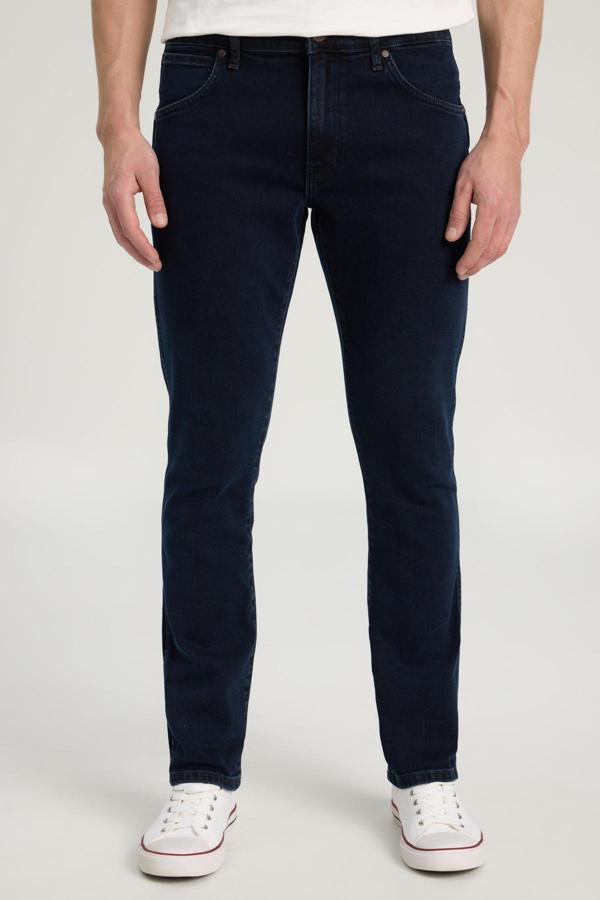 Wrangler Pamuklu Slim Fit Düşük Bel Dar Paça Jeans Erkek Kot Pantolon W18SLR 26I ASFALT - Image 1