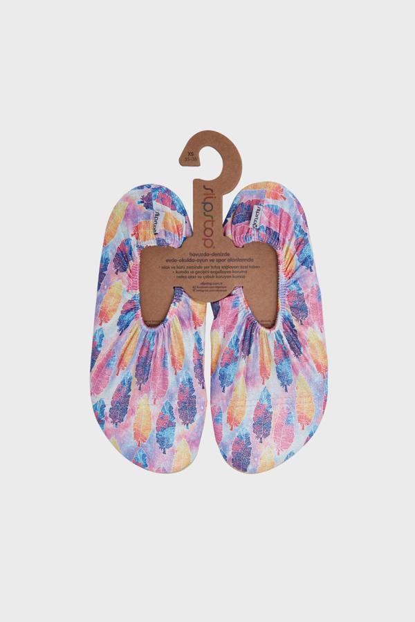 Slipstop Inna Kaydırmaz Havuz ve Bayan Deniz Ayakkabısı SS22140160 PEMBE-MAVİ - Image 1