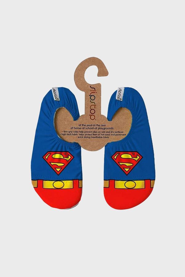 Slipstop Supreme Baskılı Kaydırmaz Taban Havuz ve Erkek Çocuk Deniz Ayakkabısı SS2532020010 MAVİ-KIRMIZI - Image 1