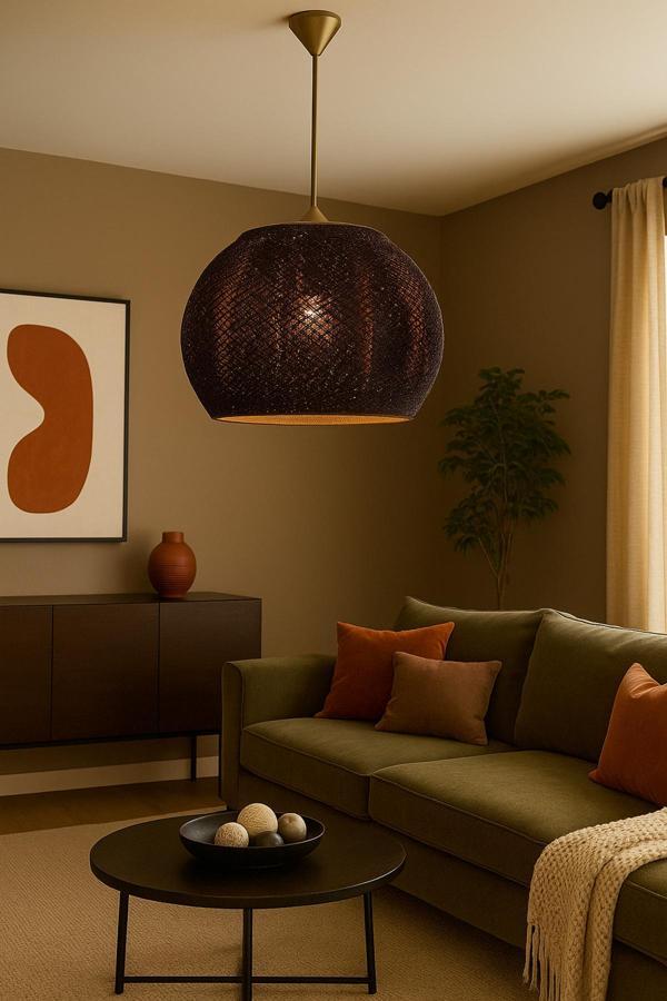 Bohem,Rustik,Modern,Doğal,El Yapımı Sarkıt Avize - Image 1