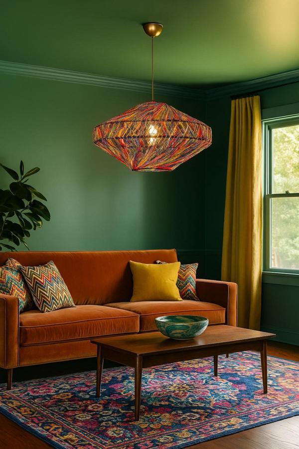 Bohem,Rustik,Modern,Simli,Doğal,El Yapımı Sarkıt Avize - Image 1