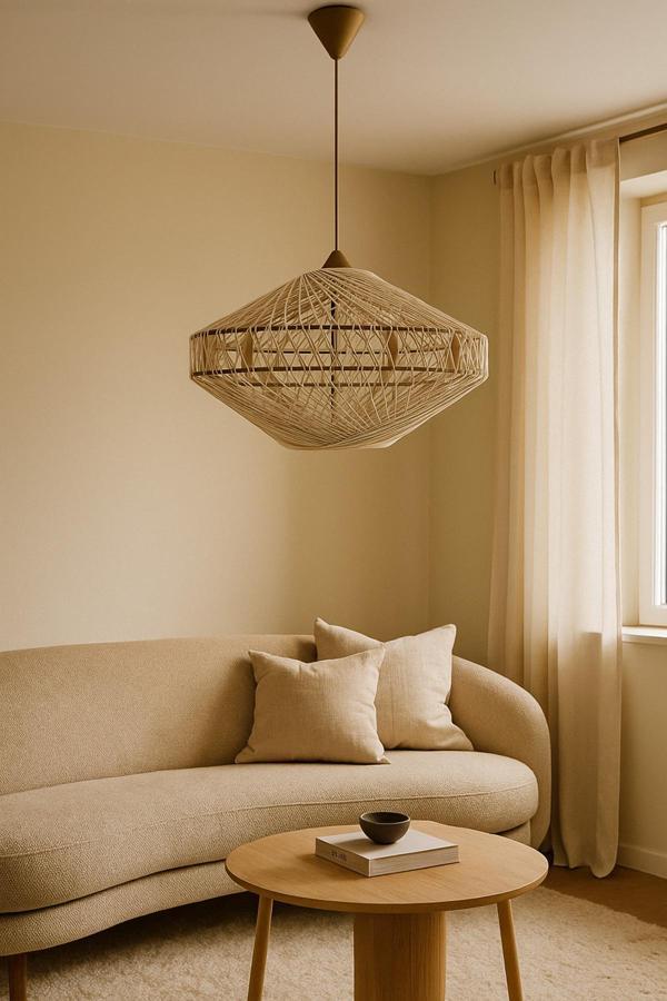 Bohem,Rustik,Modern,Jüt,Doğal,El Yapımı Sarkıt Avize - Image 1