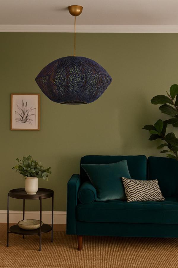 Bohem,Rustik,Modern,Simli,Doğal,El Yapımı Sarkıt Avize - Image 1