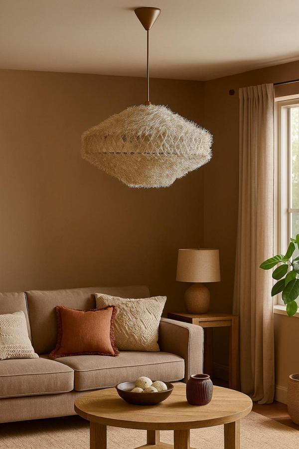 Bohem,Rustik,Modern,Doğal,El Yapımı Sarkıt Avize - Image 1