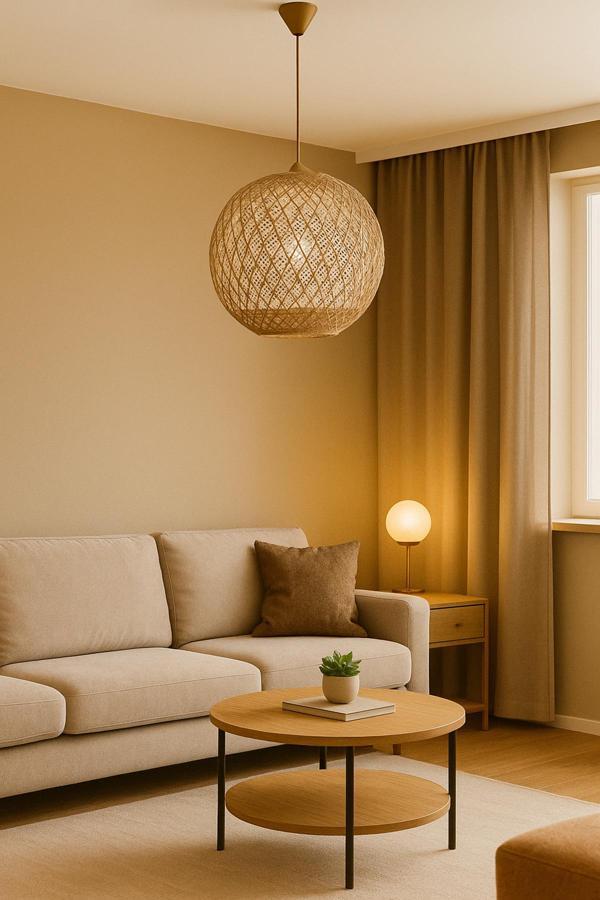 Doğal el yapımı Bohem-Rustik-Modern-Jüt-Yapımı Sarkıt Avize - Image 1