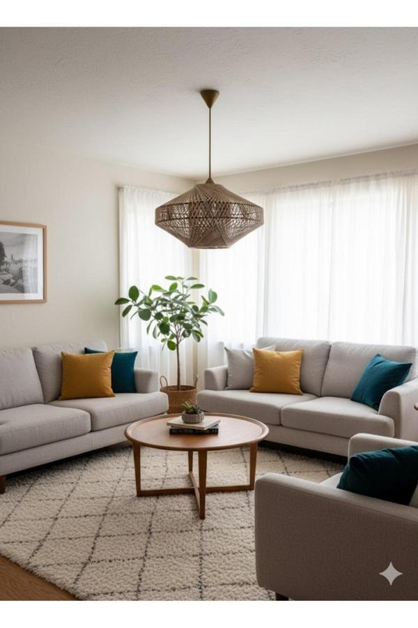 Bohem,Rustik,Modern,Jüt,Doğal,El Yapımı Sarkıt Avize - Image 1