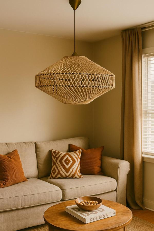 Bohem,Rustik,Modern,Jüt,Doğal,El Yapımı Sarkıt Avize - Image 1