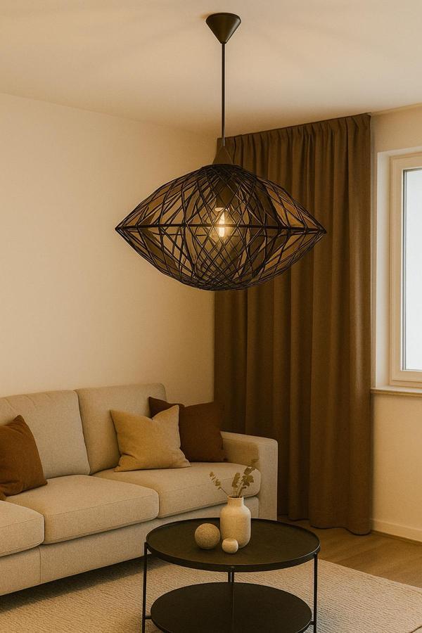 Bohem,Rustik,Modern,Jüt,Hasır,Doğal,El Yapımı Sarkıt Avize - Image 1