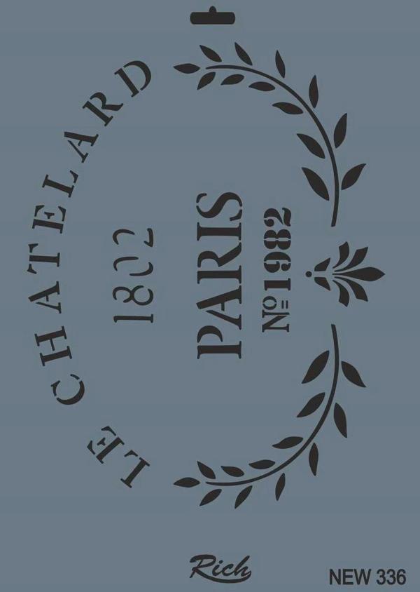 Supertrend Stencil Boyama Şablonu 25x35 cm. NEW-336 - Image 1