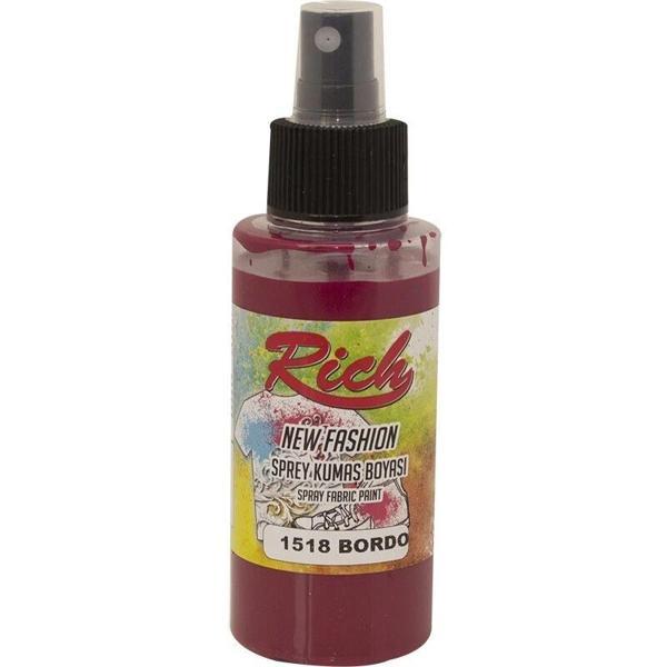 Supertrend New Fashion Sprey Kumaş Boyası 100 cc. 1518 BORDO - Image 1