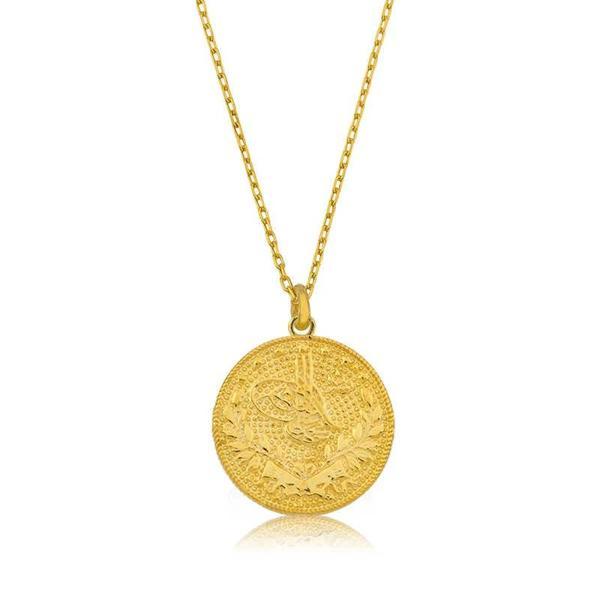 Supertrend Gümüş Reşat Altın Bayan Kolye - Image 1