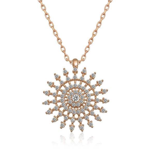 Supertrend Gümüş Güneş Kolye - Image 1