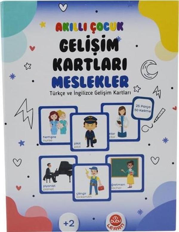 Akıllı Çocuk Gelişim Kartları Meslekler Bubu - Image 1