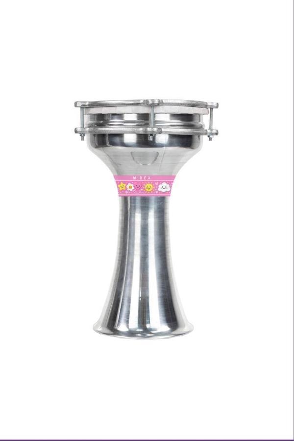 Midex DBK-01PK Çocuklar İçin1 Numara Alüminyum Darbuka Seti (33 x 18 cm) - Image 1