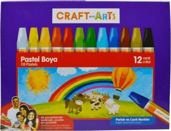 Craft And Arts 12'Lİ Pastel Boya Seti - Image 1
