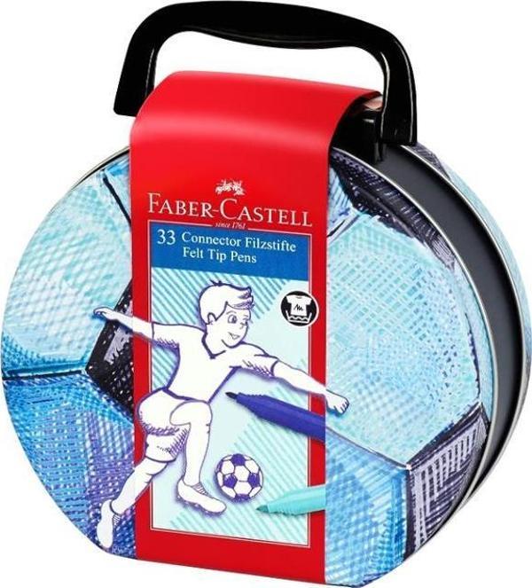 Faber-Castell Eğlenceli Keçeli Kalem Futbol Topu 33 Renk - Image 1