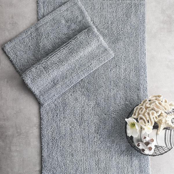 Schafer Home Poem Tafting 2 li Banyo Paspası 60x100/50x60-Gri - Image 1