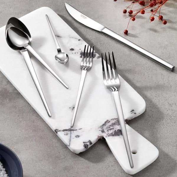 Schafer Betta 72 Parça Çatal Kaşık Bıçak Takımı-Gümüş03 - Image 1