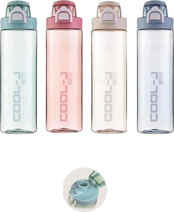 Gıpta Matara (Suluk) Kilitli 700 Ml Tritan 4 Renk Mıx K757100 (Karışık Renk 1 Adet) - Image 1
