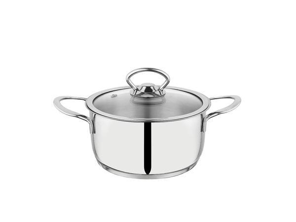 Schafer Micro Mini Derin Çelik Tencere 12 Cm 2 Parça - Image 1