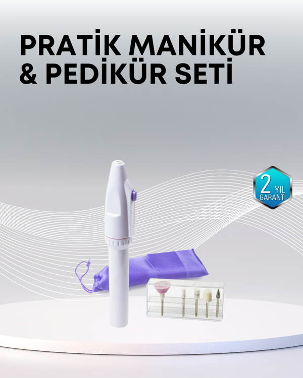 Profesyonel Tırnak Matkap Seti – Ayarlanabilir Hız, Düşük Gürültü ve Kompakt Tasarım - Image 1